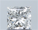 Natural Diamond 0.82 Carats, Princess with  Cut, G Color, VS1 Clarity and Certified by GIA