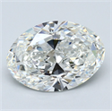 Diamante Natural 5.02 quilates, Ovalado , Color H, claridad VS1 y certificado GIA