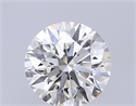 Diamante Natural 1.54 quilates, Redondo , Color K, claridad IF y certificado GIA