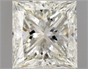 Natural Diamond 0.70 Carats, Princess with  Cut, J Color, VS2 Clarity and Certified by GIA