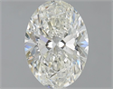 Natural Diamond 1.31 Carats, Oval with  Cut, J Color, SI2 Clarity and Certified by GIA
