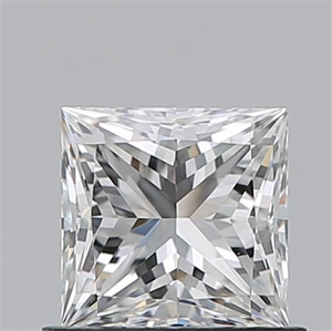 Picture of Natural Diamond 0.80 Carats, Princess with  Cut, F Color, VVS1 Clarity and Certified by GIA