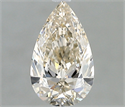 Natural Diamond 0.70 Carats, Pear with  Cut, J Color, VVS1 Clarity and Certified by IGI