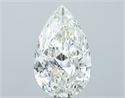 Natural Diamond 4.01 Carats, Pear with  Cut, I Color, SI1 Clarity and Certified by GIA