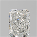 Natural Diamond 1.21 Carats, Radiant with  Cut, H Color, SI2 Clarity and Certified by GIA