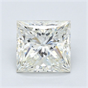 Diamante Natural 2.01 quilates, Princesa , Color K, claridad VVS1 y certificado GIA
