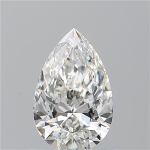 Picture of Natural Diamond 0.90 Carats, Pear with  Cut, F Color, VS2 Clarity and Certified by GIA