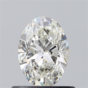 Foto Diamante Natural 0.60 quilates, Ovalado , Color I, claridad VS1 y certificado GIA de