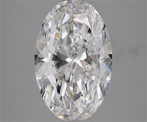 Picture of Natural Diamond 3.01 Carats, Oval with  Cut, D Color, IF Clarity and Certified by GIA