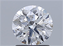 Diamante Natural 1.22 quilates, Redondo , Color E, claridad I1 y certificado IGI