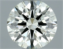 Diamante Natural 0.73 quilates, Redondo , Color L, claridad SI1 y certificado GIA