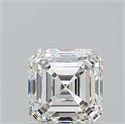 Diamante Natural 1.01 quilates, Asscher , Color I, claridad VVS2 y certificado GIA