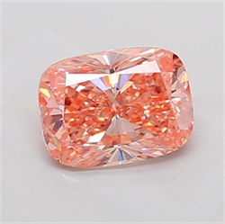 Picture of Lab Grown Diamond 2.05 Carats, CUSHION MODIFIED with  Cut, Fancy Intense Pink Color, VS1 Clarity and Certified by IGI