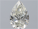 Natural Diamond 2.50 Carats, Pear with  Cut, J Color, SI2 Clarity and Certified by GIA