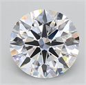 Lab Grown Diamond 2.92 Carats, Round with Excellent Cut, D Color, VVS1 Clarity and Certified by GIA