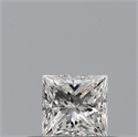 Natural Diamond 0.24 Carats, Princess with  Cut, F Color, VVS1 Clarity and Certified by GIA