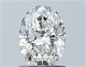 Diamante Natural 0.90 quilates, Ovalado , Color H, claridad SI2 y certificado GIA