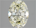 Natural Diamond 2.01 Carats, Oval with  Cut, K Color, VS2 Clarity and Certified by GIA