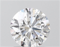 Lab Grown Diamond 1.32 Carats, Round with Ideal Cut, D Color, VVS1 Clarity and Certified by IGI