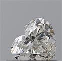 Natural Diamond 0.50 Carats, Heart with  Cut, H Color, VS2 Clarity and Certified by GIA