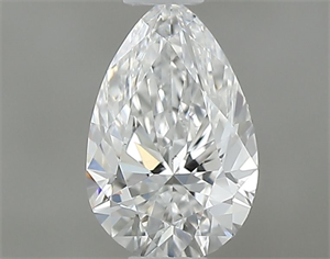 Foto Diamante Natural 0.41 quilates, De pera , Color E, claridad VS2 y certificado GIA de