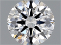 Natural Diamond 0.42 Carats, Round with Excellent Cut, E Color, SI2 Clarity and Certified by GIA