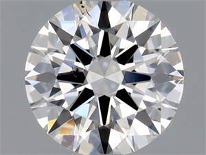 Picture of Natural Diamond 0.42 Carats, Round with Excellent Cut, E Color, SI2 Clarity and Certified by GIA