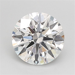 Picture of Lab Grown Diamond 2.07 Carats, Round with Ideal Cut, E Color, VVS2 Clarity and Certified by IGI