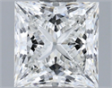 Natural Diamond 0.71 Carats, Princess with  Cut, G Color, VS2 Clarity and Certified by GIA
