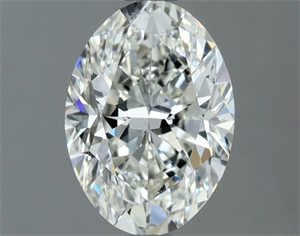 Picture of Natural Diamond 1.30 Carats, Oval with  Cut, H Color, VS2 Clarity and Certified by IGI