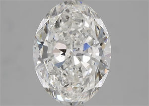 Picture of Natural Diamond 2.50 Carats, Oval with  Cut, G Color, SI2 Clarity and Certified by GIA