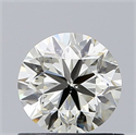 Natural Diamond 0.75 Carats, Round with Very Good Cut, M Color, SI1 Clarity and Certified by GIA
