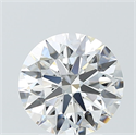 Lab Grown Diamond 3.10 Carats, Round with Ideal Cut, F Color, VVS2 Clarity and Certified by IGI