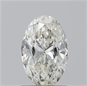 Natural Diamond 1.02 Carats, Oval with  Cut, J Color, VS2 Clarity and Certified by GIA
