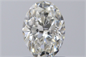 Diamante Natural 0.70 quilates, Ovalado , Color I, claridad IF y certificado GIA