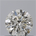 Natural Diamond 0.45 Carats, Round with Excellent Cut, H Color, VVS1 Clarity and Certified by IGI