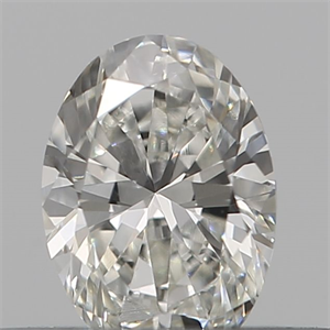 Picture of Natural Diamond 0.23 Carats, Oval with  Cut, H Color, VS2 Clarity and Certified by IGI