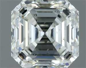 Picture of Natural Diamond 1.00 Carats, Asscher with  Cut, H Color, SI1 Clarity and Certified by IGI
