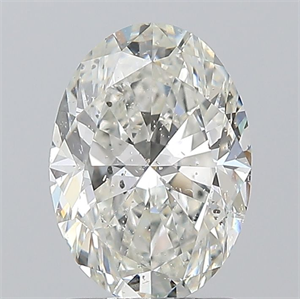 Picture of Natural Diamond 1.51 Carats, Oval with  Cut, I Color, SI2 Clarity and Certified by GIA
