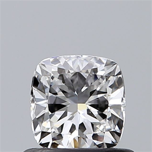 Foto Diamante Natural 0.52 quilates, Del cojín , Color D, claridad VS2 y certificado GIA de