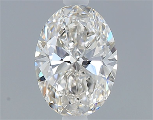 Picture of Natural Diamond 0.40 Carats, Oval with  Cut, I Color, SI1 Clarity and Certified by GIA