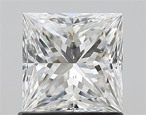 Foto Diamante Natural 1.00 quilates, Princesa , Color G, claridad VS2 y certificado GIA de