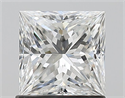 Natural Diamond 1.00 Carats, Princess with  Cut, G Color, VS2 Clarity and Certified by GIA