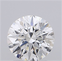 Lab Grown Diamond 1.38 Carats, Round with Excellent Cut, F Color, VVS2 Clarity and Certified by IGI