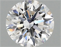 Lab Grown Diamond 1.07 Carats, Round with Ideal Cut, E Color, VVS2 Clarity and Certified by IGI