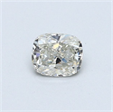 Diamante Natural 0.41 quilates, Del cojín , Color J, claridad VS1 y certificado GIA