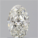 Diamante Natural 0.91 quilates, Ovalado , Color H, claridad SI2 y certificado GIA