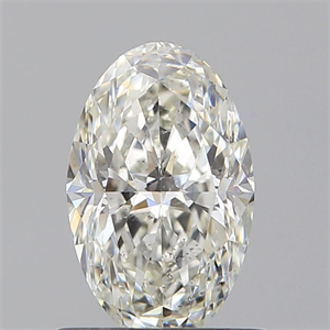 Foto Diamante Natural 0.91 quilates, Ovalado , Color H, claridad SI2 y certificado GIA de