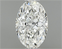 Diamante Natural 0.41 quilates, Ovalado , Color G, claridad VVS2 y certificado GIA
