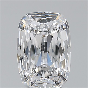 Picture of Natural Diamond 0.61 Carats, Cushion with  Cut, D Color, VS1 Clarity and Certified by GIA